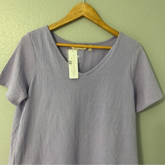 Soft surroundings sandpiper heirloom lilac color new size Small T83 - Picture 2 of 9